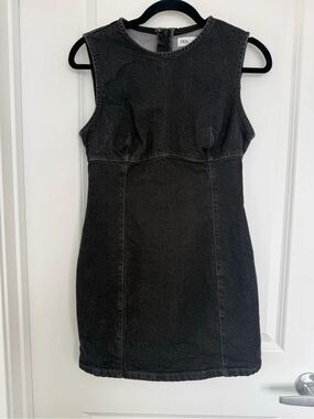 ZARA | Dark Denim Sleeveless Mini Dress - Size Small